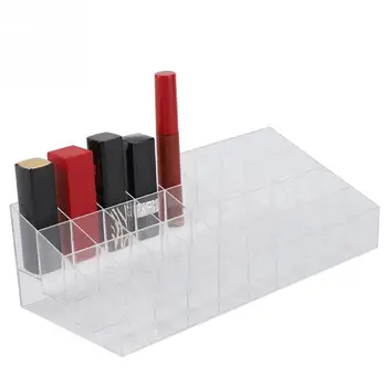 

Nail Polish Holder 36 Grids Transparent Lipstick Display Case Storage Box Nail Brush Cosmetic Display Nail Polish Organizer Box