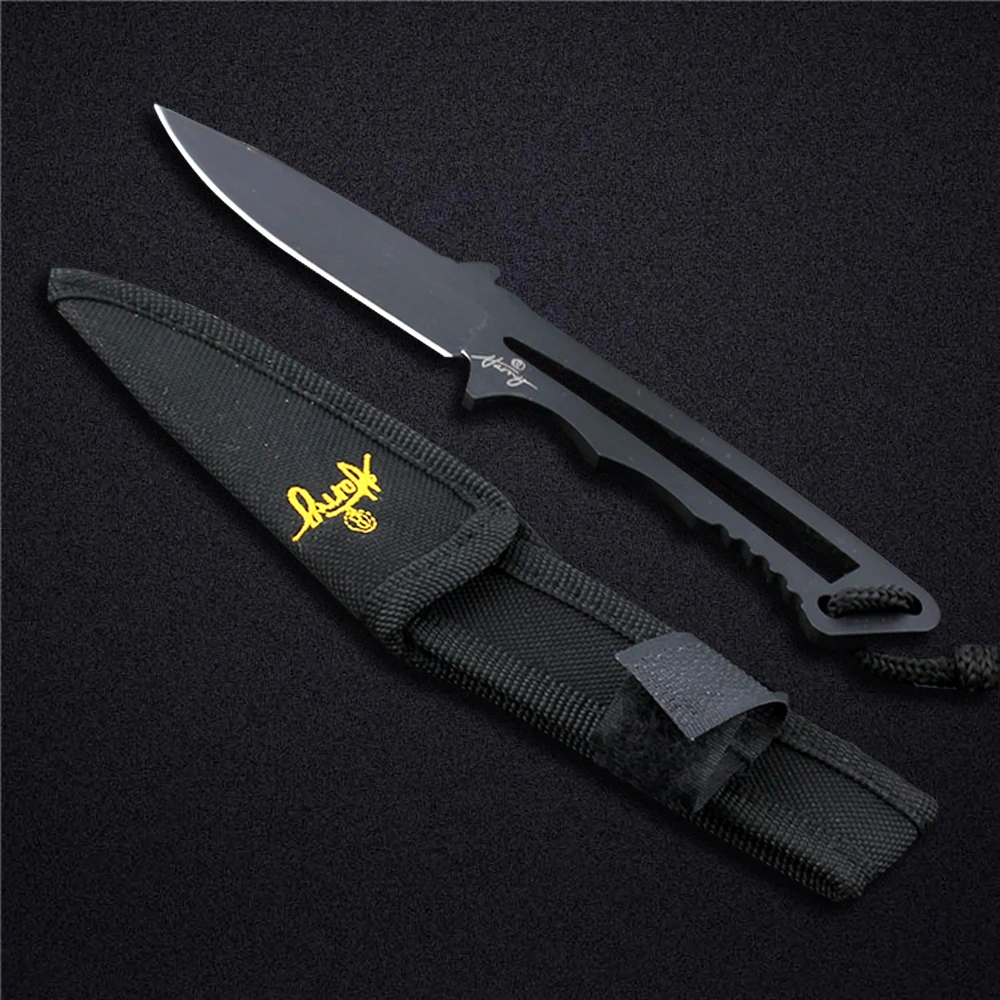 ToughKeng Brand New Fixed Blade Knife Stainless Steel 3CR13MOV Small Straight Knife Letter Opener Tool