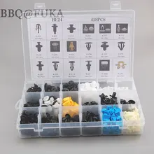 418Pcs Car Plastic Plug Trim Clip Door Bumper Fender Fastener Pin Rivet Assortment Kit For Honda Isuzu Mazda Toyota Mitsubishi