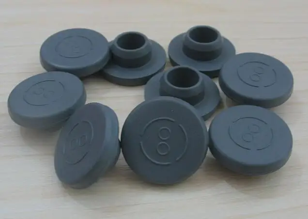 

1000pcs/lot 24mm 26mm 28mm 32mm Butyl Rubber Stopper Plug For Medical Glass Bottle Vials Rubber Sealing Injection Vials Stopper