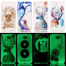 AKABEILA Luminous Silicon Phone Case For Huawei Y5 II Y5II Cover Y6 Ii Compact CUN-U29 Honor 5A LYO-L21 Y5 2 Y5 2nd Housing Bags