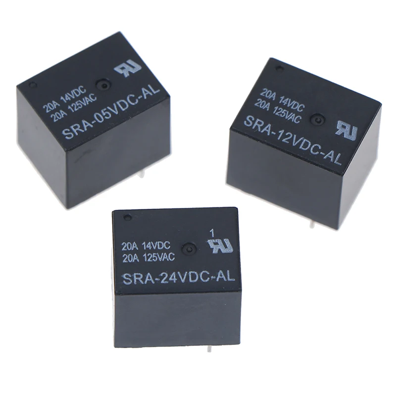 SRA-05VDC-AL SRA-12VDC-AL 5V 12V 24V 20A T74 4PIN Relay | Обустройство дома