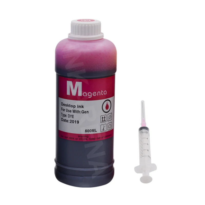 Impressora de Tinta Preta para hp para Canon Tinta para Epson para Irmão Cartuchos a Jato Inkarena Reenchimento Ciss Tintura Tinta 500ml Kit Cor - Imagem 4