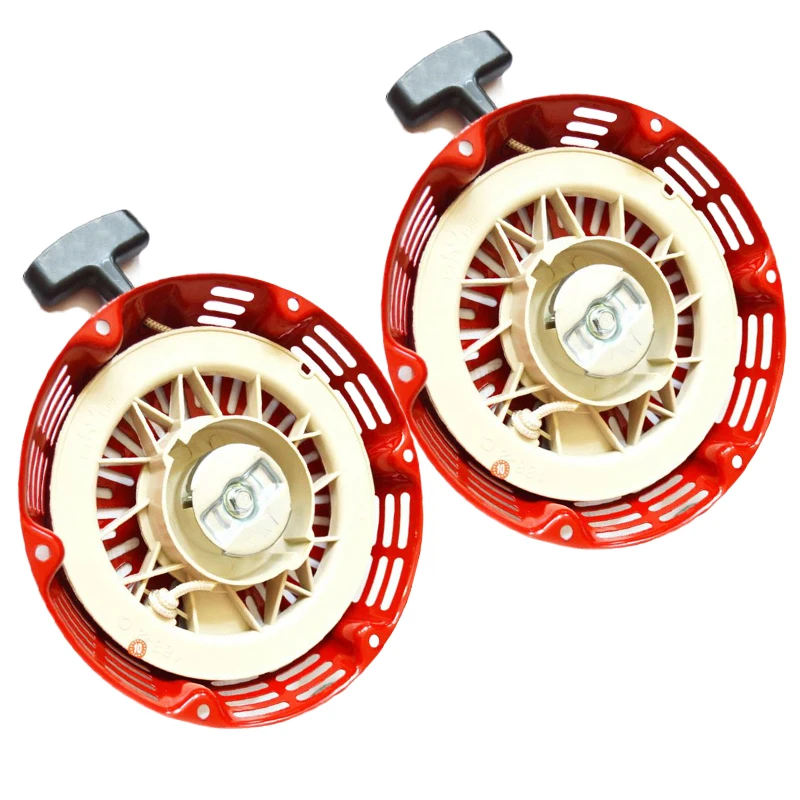 

New Long Service Life 2 Pack Of Pull Start Red Recoil Cover 11HP & 13HP Coil For Honda Gx340 Gx390