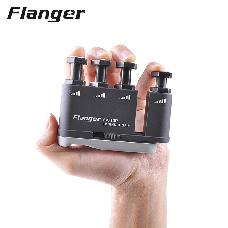 Flanger Регулируемый усилитель пальца и ручной тренажер Flanger выдвижной палец Exerciser для бас-гитары/фортепиано-игр