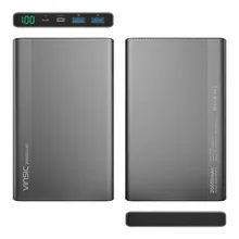 VINSIC Power Bank 20000 mAh Dual USB Portable Powerbank External Battery Charger for iphone/Samsung Android Device/Tablet PC
