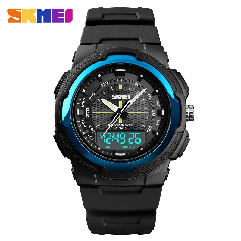 Cena Zegarki mężczyźni odporny na wstrząsy męskie sport led zegarek wojskowy cyfrowy kwarcowy zegarki na rękę mężczyzna zegar reloj hombre 2018 SKMEI