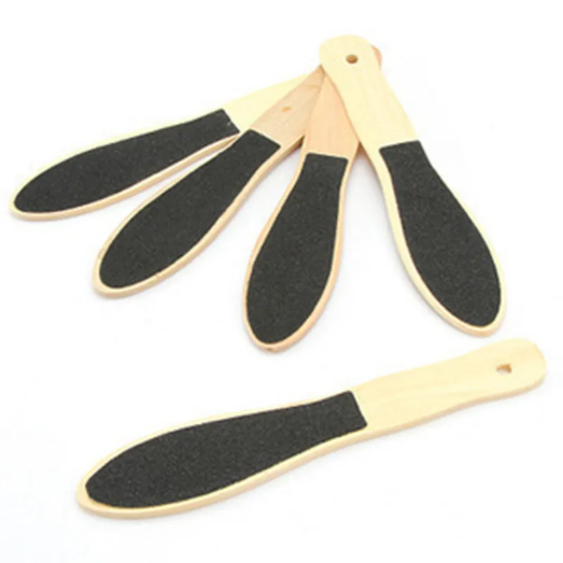 Wooden oval foot rub rub to double thickness font b scrub b font dead skin horny