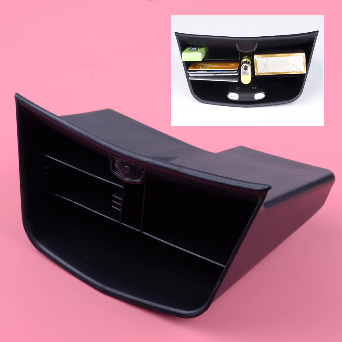 

DWCX Car Inner Console Central Storage Container Box Cover Multifunction Accessories Fit for Cadillac XT5 2017 2018