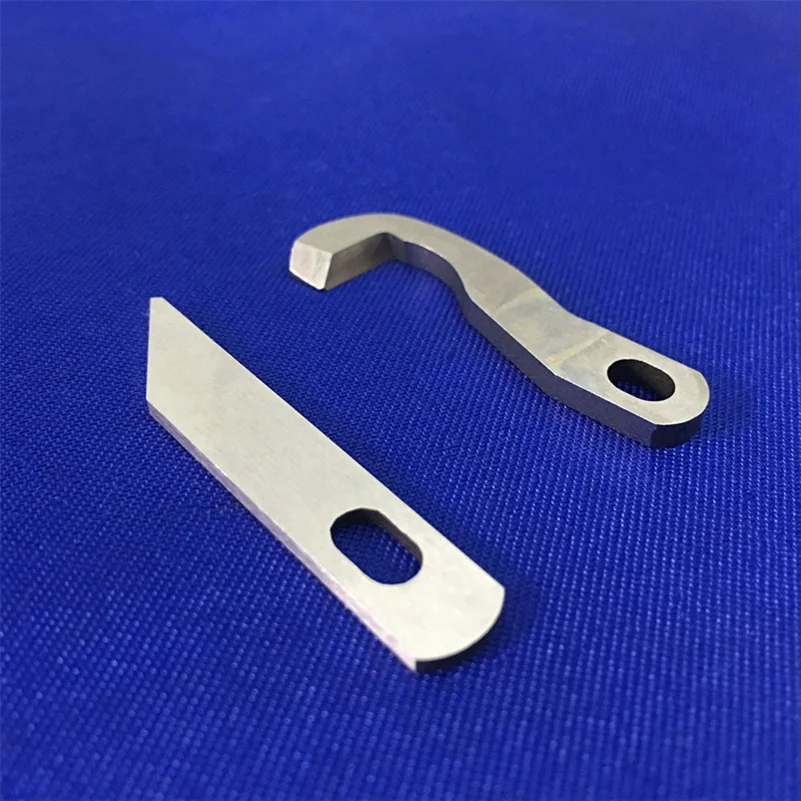 

Two piece set Upper and Lower Serger Knife plus machine lint brush XB0563001 + X77683001 AA7107