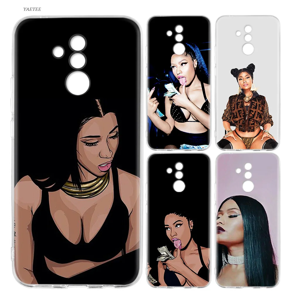 

Silicone Back Case For Huawei P20 P30 P10 lite Pro Mate 20 10 Pro lite P Smart Plus + 2019 Nova 4 Cover Nicki Minaj My Queen