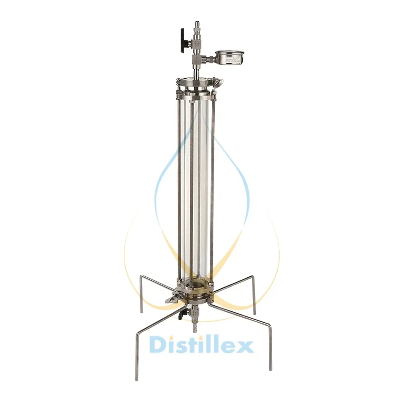 90 г Закрытая стеклянная колонна под давлением экстракторы, экстрактор bho комплект. Вытяжка 304 из нержавеющей стали