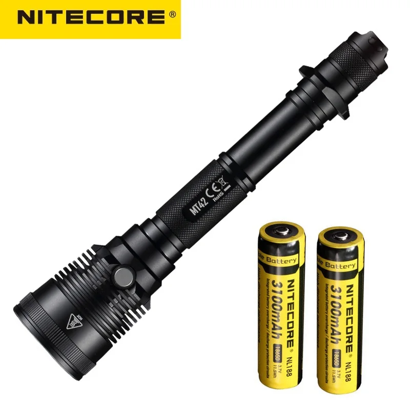  NITECORE MT42 LED Flashlight CREE XHP35 HD LED Flashlight 1800 lumens by 3100 mah Battery for Outdo - 32889728726