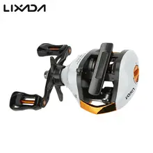 Lixada Карп Рыболовная катушка для заброса приманки катушка высокая скорость 12+ 1 шарикоподшипники капли воды колеса 12+ 1 Передаточное отношение 6,3: 1 рыба PESCA снасти