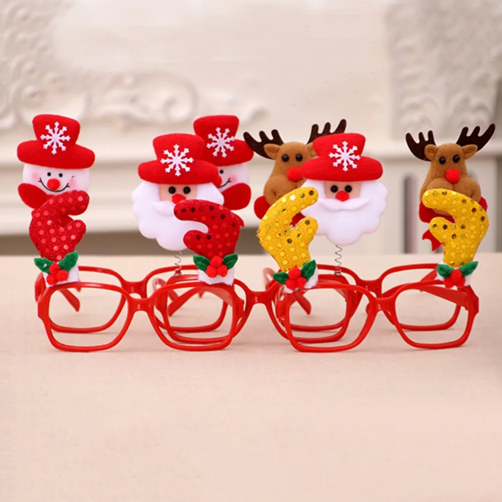 Novelty Party Sunglasses Christmas Tree Sunglasses Snowmen Glasses Party Prop