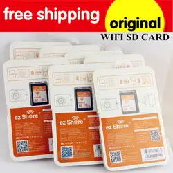 10 шт./лот оптовая продажа Оригинал реального Ёмкость совместно используемой памяти SD Card 16 ГБ Class 10 SDHC WI-FI памяти SD Card картао де memoria 16 ГБ