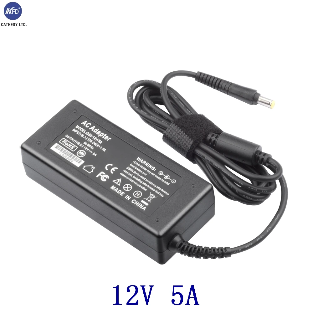 5a power 12v adapter 5A Strip Power 3528 12V Supply to Flexible For Light, 5050 Adapter DC 60W AC Gateway KFD LED for