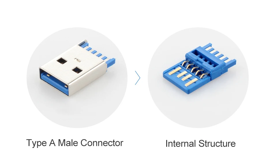 USB 3.0 Type A to Micro B Cable USB3.0 Fast Data Sync Cable Cord for External Hard Drive Disk HDD Male to Male 0.3m 0.5m 1m 1.5m (8)