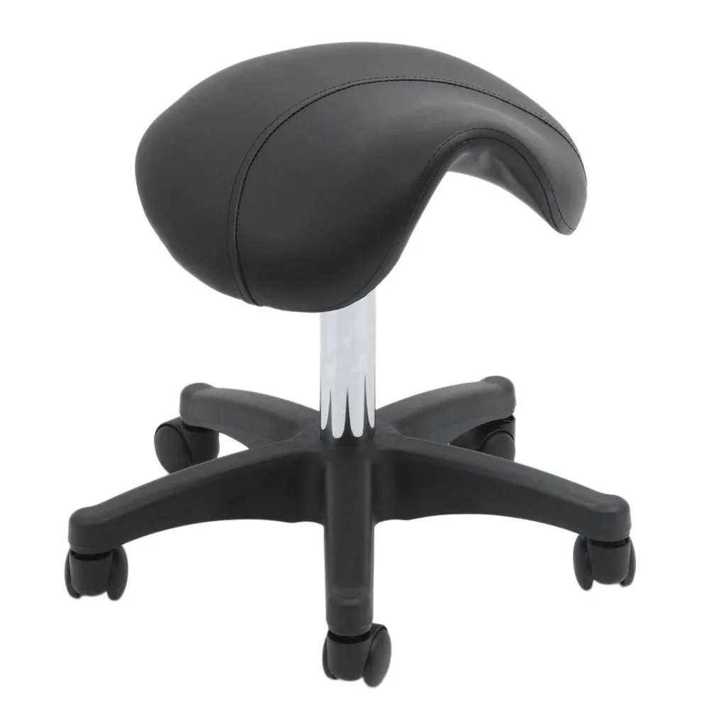 Rolling Massage Chair Comfortable Beauty Saddle Stool Adjustable Leather Gas Lift Stool Universal Swivel Manicure Chair Rolling Massage Chair Comfortable Beauty Saddle Stool Adjustable Leather Gas Lift Stool Universal Swivel Manicure Chair