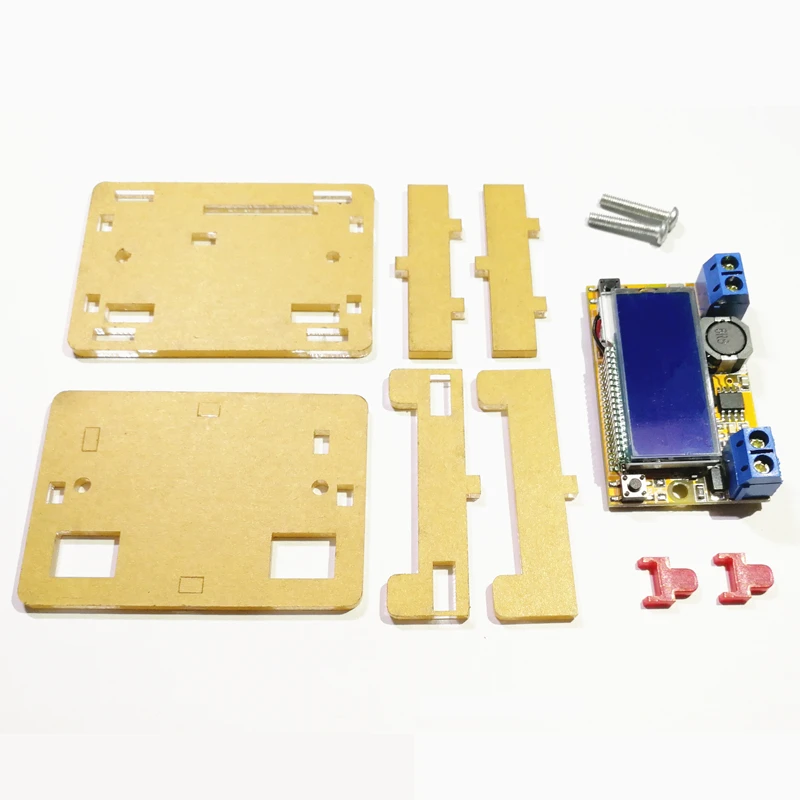 Diy kit DC-DC Регулируемый понижающий Регулируемый Модуль питания пояс Вольтметр Амперметр двойной дисплей