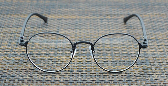 Винтажная близорукость близорукое расстояние черная оправа для очков минус Металл для мужчин и женщин очки-0,50-0,75-1,0-1,25-1,50-1,75-2,00