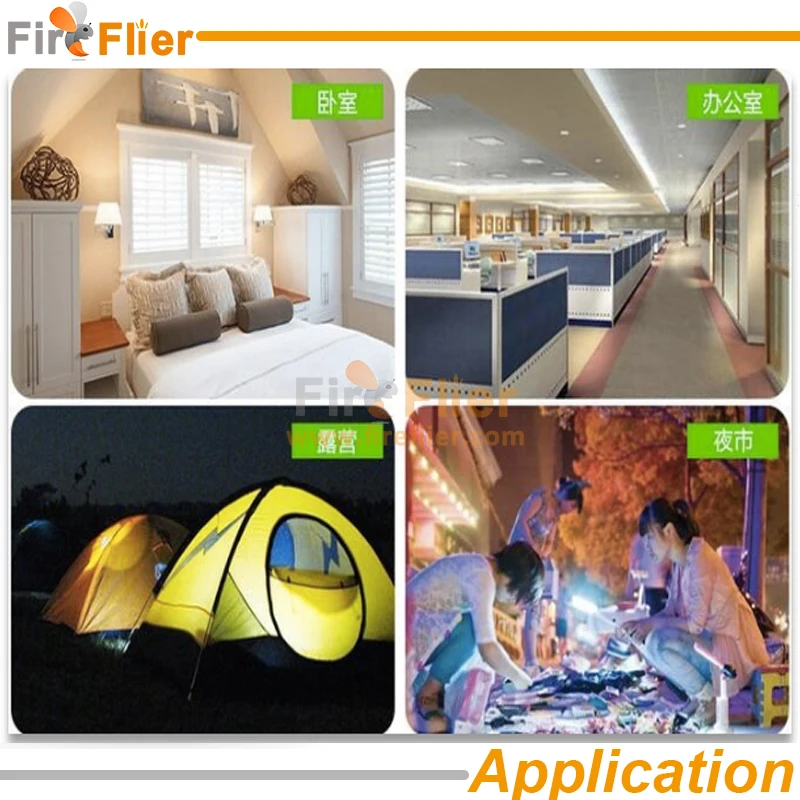 rechargeable led bulb application