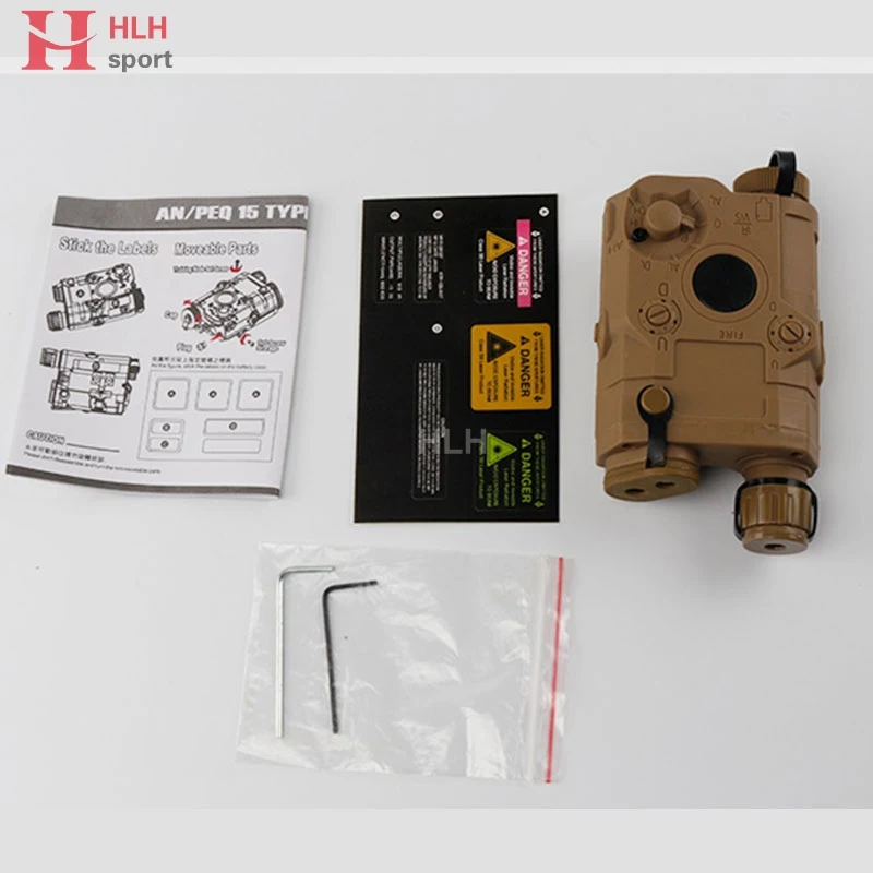 FMA/TMC Tactical AN PEQ 15 Style RIS Mount Battery Case Box Military High Quality Airsoft AEG Style Peq Box BK DE