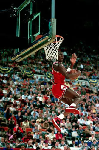 Q2415 постеры и принты Майкла Джордана MVP Fly Dunking баскетбольный плеер картина