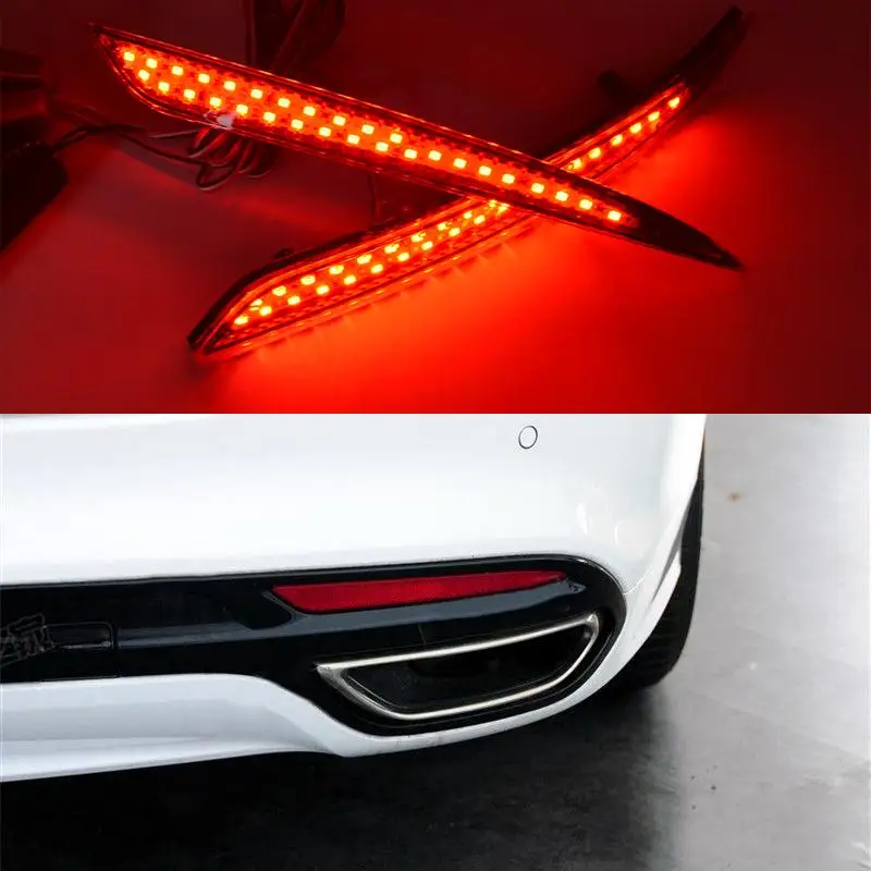 

Car Styling Rear Bumper Reflector Light Brake Warning Lamp For Ford Mondeo Fusion 5 2013 2014 2015 High Quality Auto Accessories