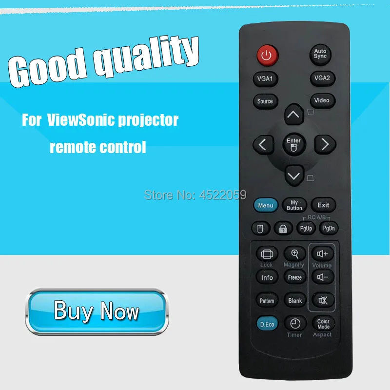 

PJD6235.PJD6353.PJD6353S.PJD5134.PJD6223.PJD6253.PJD7820HD.PJD5324 remote control suitable for ViewSonic projector