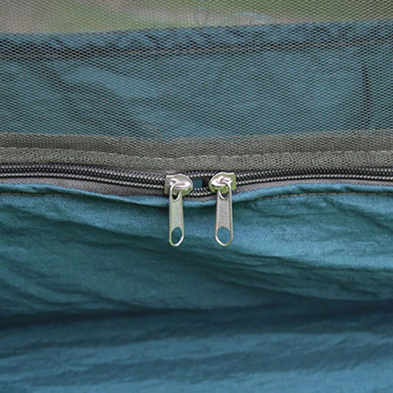 Портативный двойной гамак с москитной сеткой Кемпинг Сад выживания гамак из парашютной ткани 260*130 см строчка 3 цвета