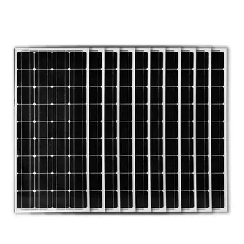 

Solar Panel 12v 100w 10Pcs Zonnepanelen 1000W 1KW Solar Battery Charger Solar Home System Caravana Camping Car Motorhome Boat