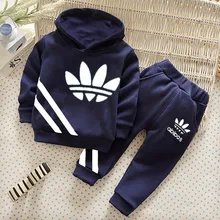 2016 new spring and autumn children sports suit set clothing kids T-shirts + pants 2 pieces sets boys tracksuit clothing Sets