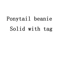 Зимняя брендовая теплая шапка «конский хвост», женская шапка, мягкие вязаные зимние шапки бини для женщин, теплая шапка-булочка, зимняя шапка с биркой