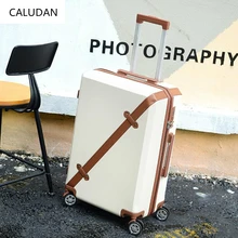 CALUDAN Женская дорожная сумка 2" чемодан на колёсиках сумка 24" чемодан на колесиках