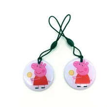 Мультяшный брелок 13,56 Mhz NFC UID сменный S50 китайский магический 1K RFID карта блок секторный записываемый 5 шт