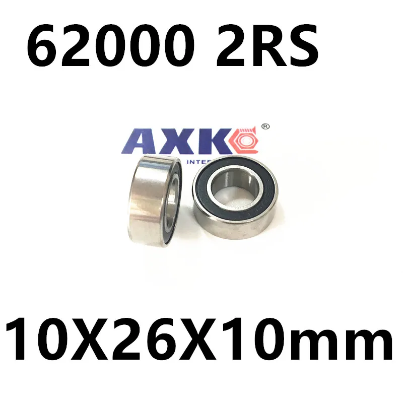 Специальные подшипники 62000 2RS 62000-2RS 10X26X10 10*26*10 мм Двойной Экранированный шариковые