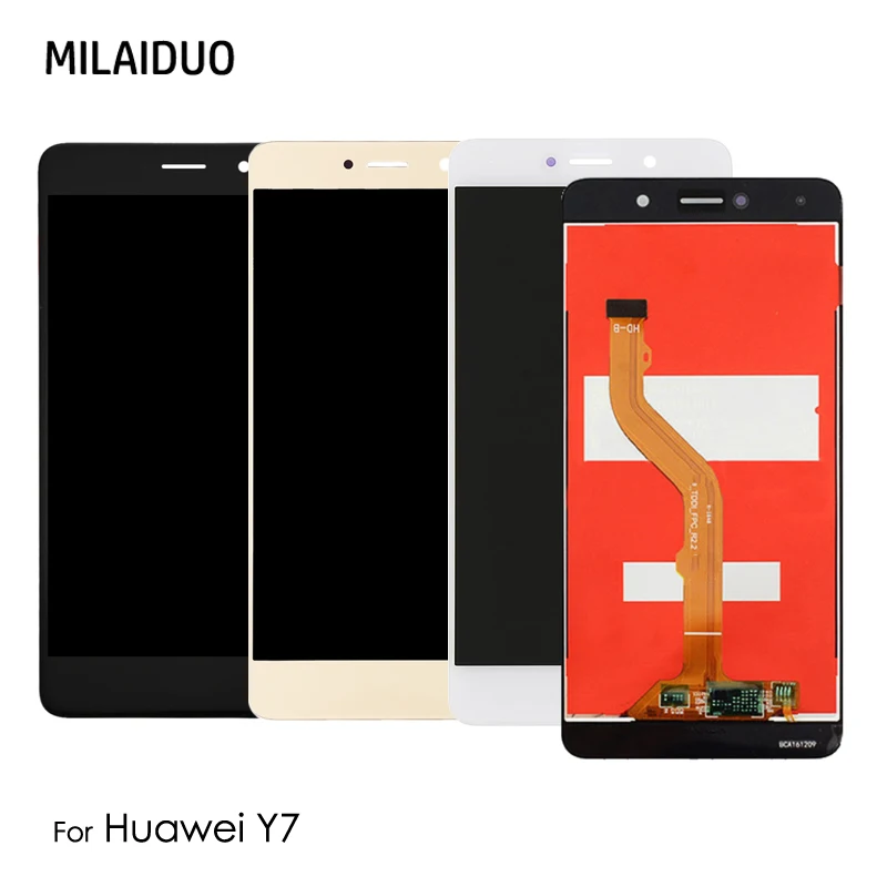 LCD Glass Screen LCD Screen and Digitizer Full Assembly with Frame for Huawei Y7 hd Black Color : White 2017 LCD Glass Screen LCD Screen and Digitizer Full Assembly with Frame for Huawei Y7 hd Black Color : White 2017
