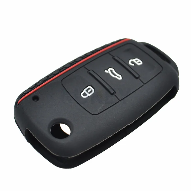 Силиконовый чехол с дистанционным управлением для SKODA Fabia Octavia Superb Seat Leon Toledo Altea Ibiza