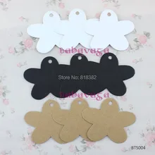 6x7 см цветок пустая карта Этикетка Код одежды цена ретро подарок висячий ярлык ценники для ювелирных изделий