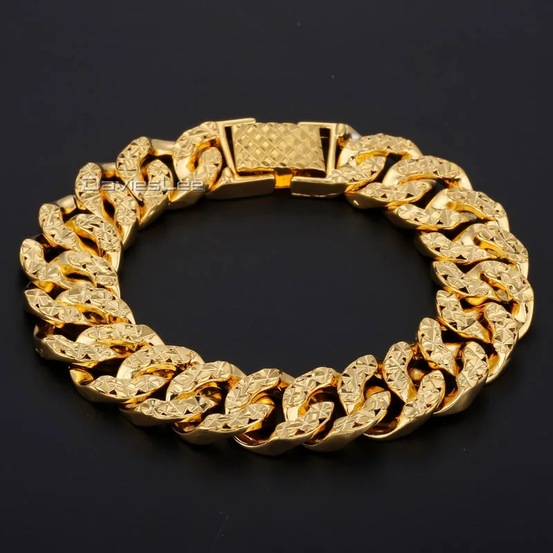 Aliexpress.com : Buy Davieslee 14MM 19cm Men Chain Women