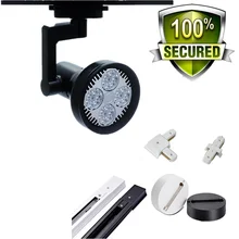 1 шт. 40 Вт/50 Вт супер яркий светодиодный светильник с Par 30 Iluminacao Точечный светильник с двумя проводами COB Rail Точечный светильник с креплением Brack 220 В