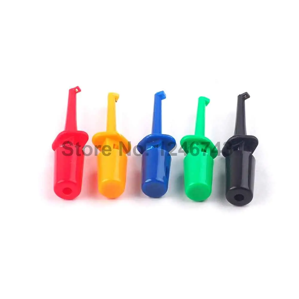 50PCS Multimeter Lead Wire Kit Test Hook Clip Grabbers