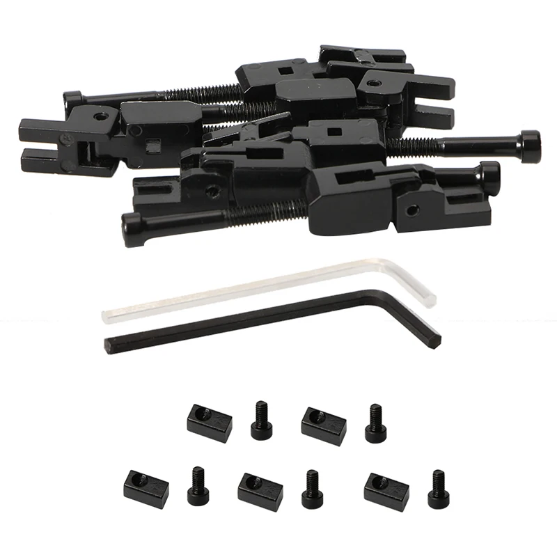 

6Pcs For Tremolo Bridge Double Locking String Saddles For Electric Guitar