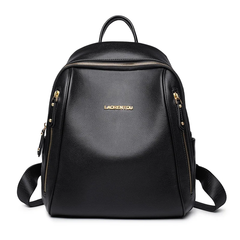 LAORENTOU Brand Women Backpack Large Capacity Lady Solid Bag School Bag for Teenage Large Capacity Multifunctional Bag - Цвет: 987199L1A