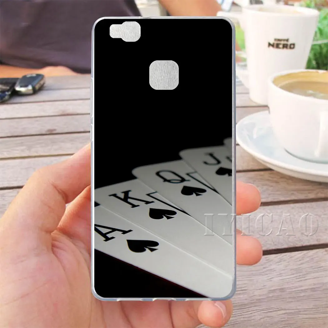 IYICAO Poker joker Новинка для Huawei Mate 20 10 30 Lite Pro Y9 2019 Y7 Y6 Prime 2018 2017 чехол