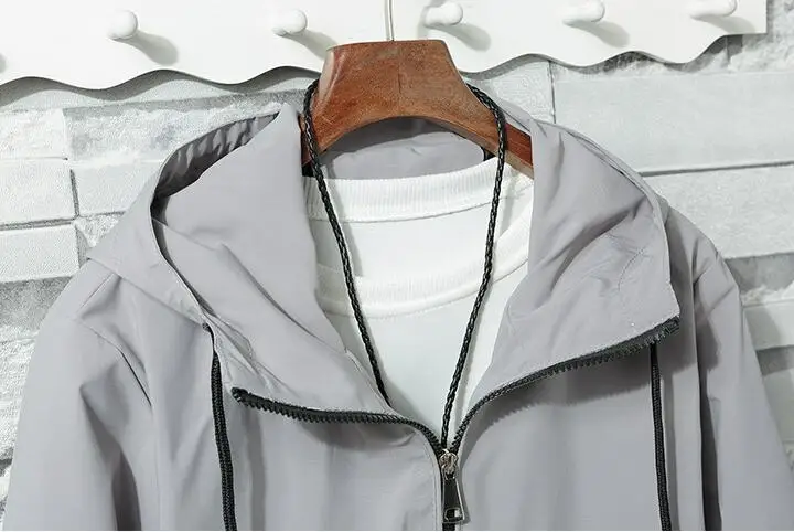 Мужские куртки размера плюс M-8XL, осень, модная мужская брендовая куртка камуфляжной расцветки с капюшоном, Повседневная ветровка высокого качества на молнии