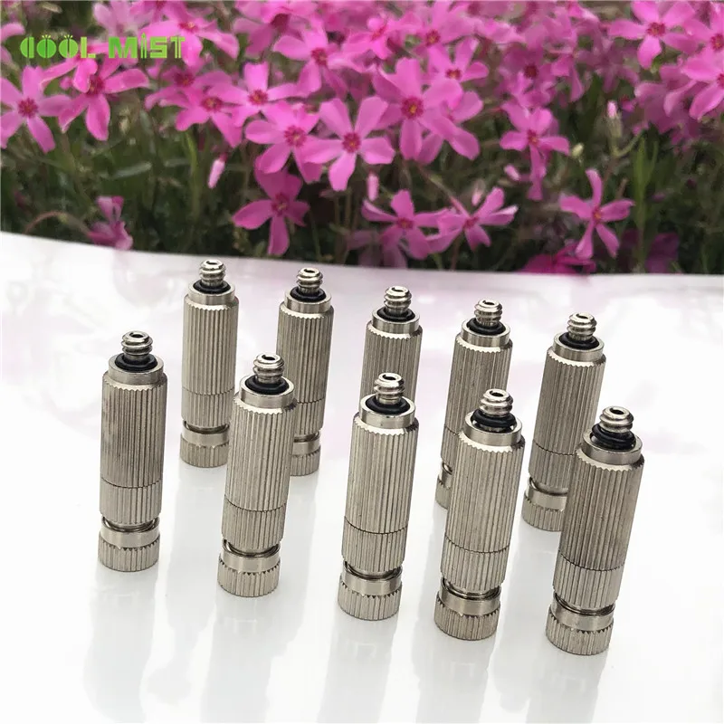 

S172 High pressure fog misting nozzle garden sprayers for patio mist cooling sytem 2pcs/lot