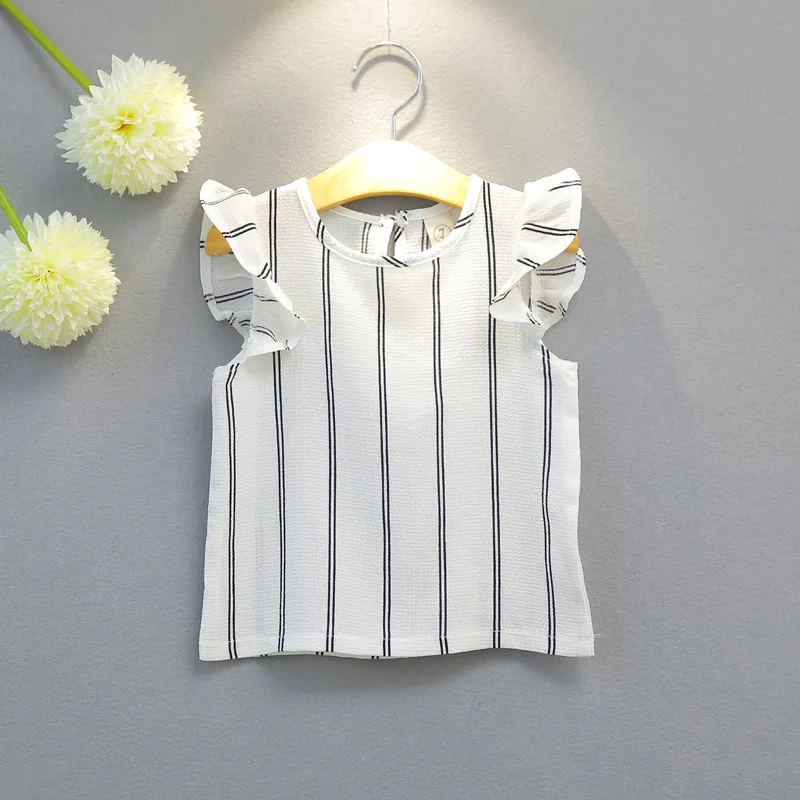 Aile rabbit New fashion girls clothing set white shirt+ black pants Summer baby girls clothes sets toddler girls suit