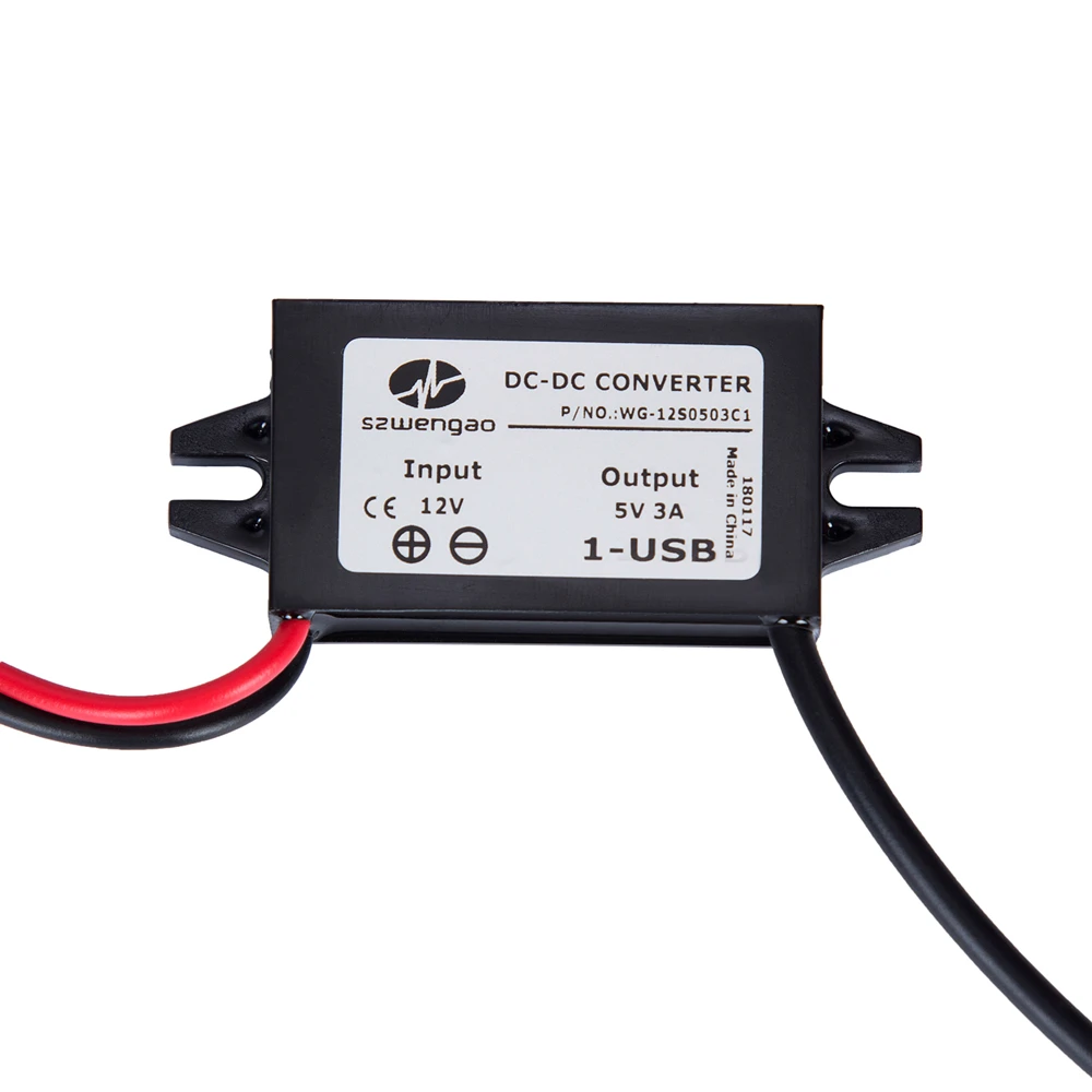 K KWOKKER DC преобразователь понижающий модуль 12 В в 5 USB выходной адаптер питания